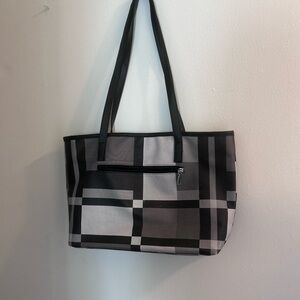 Black,White, and Grey Purse